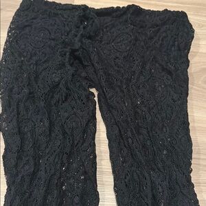 Becca Black Lace Cover Up Pants